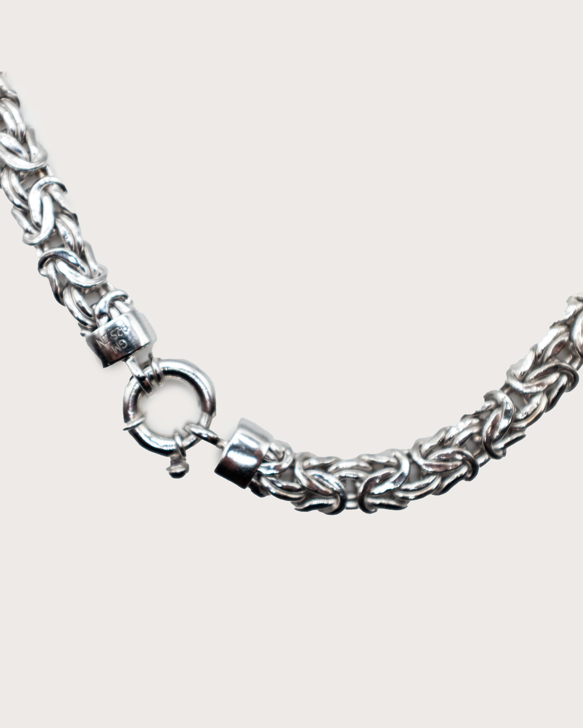 Byzantine Weave Silver Chain