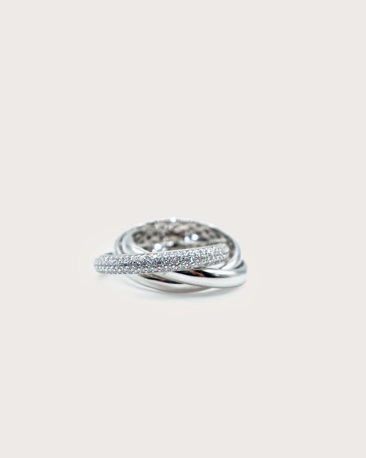 Orbit Pavé Rolling Ring