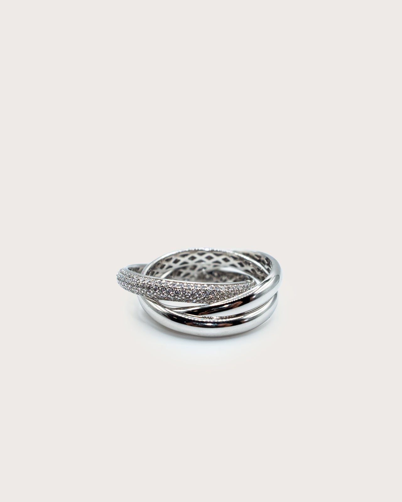 Orbit Pavé Rolling Ring