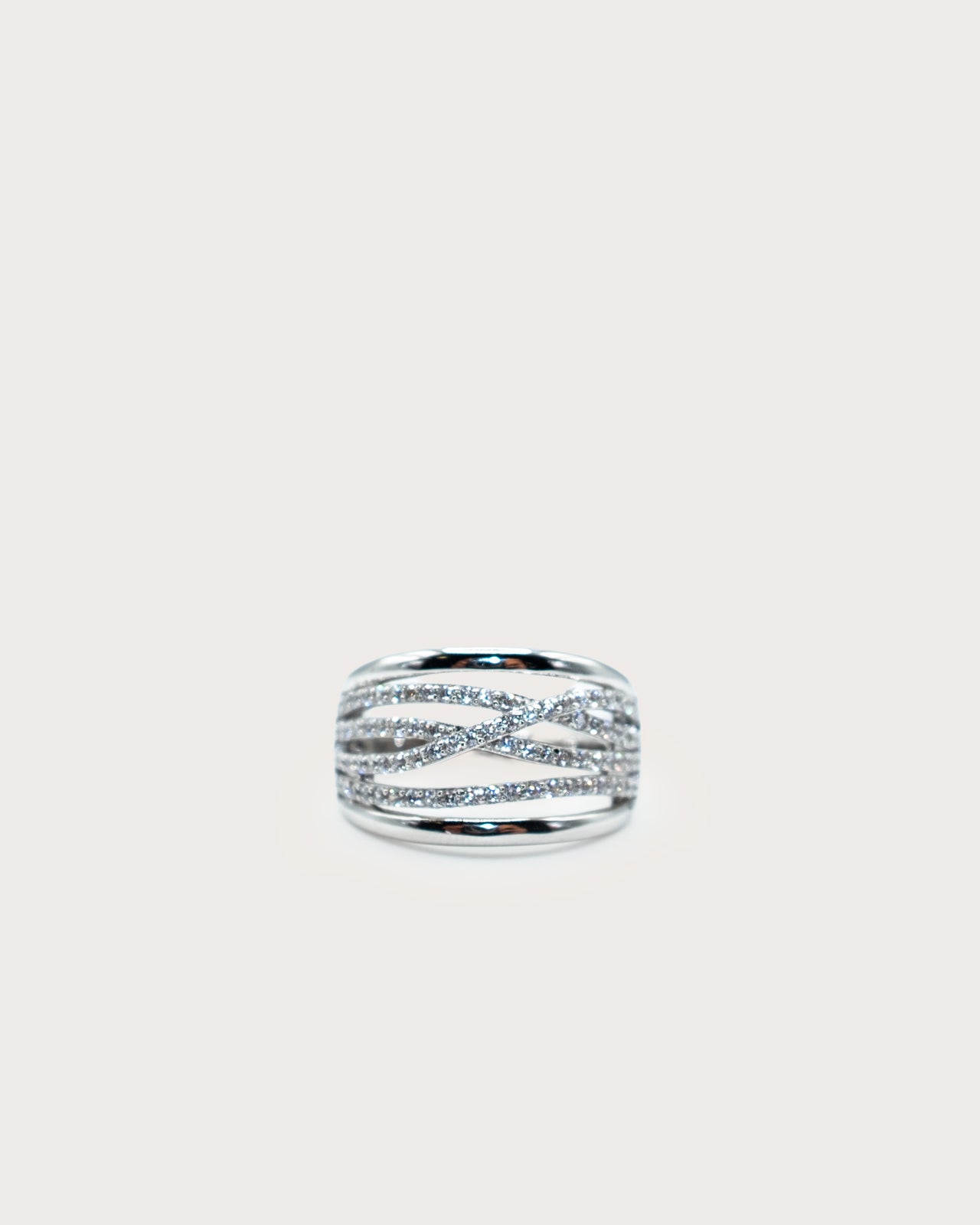 Cascade Pavé Ring