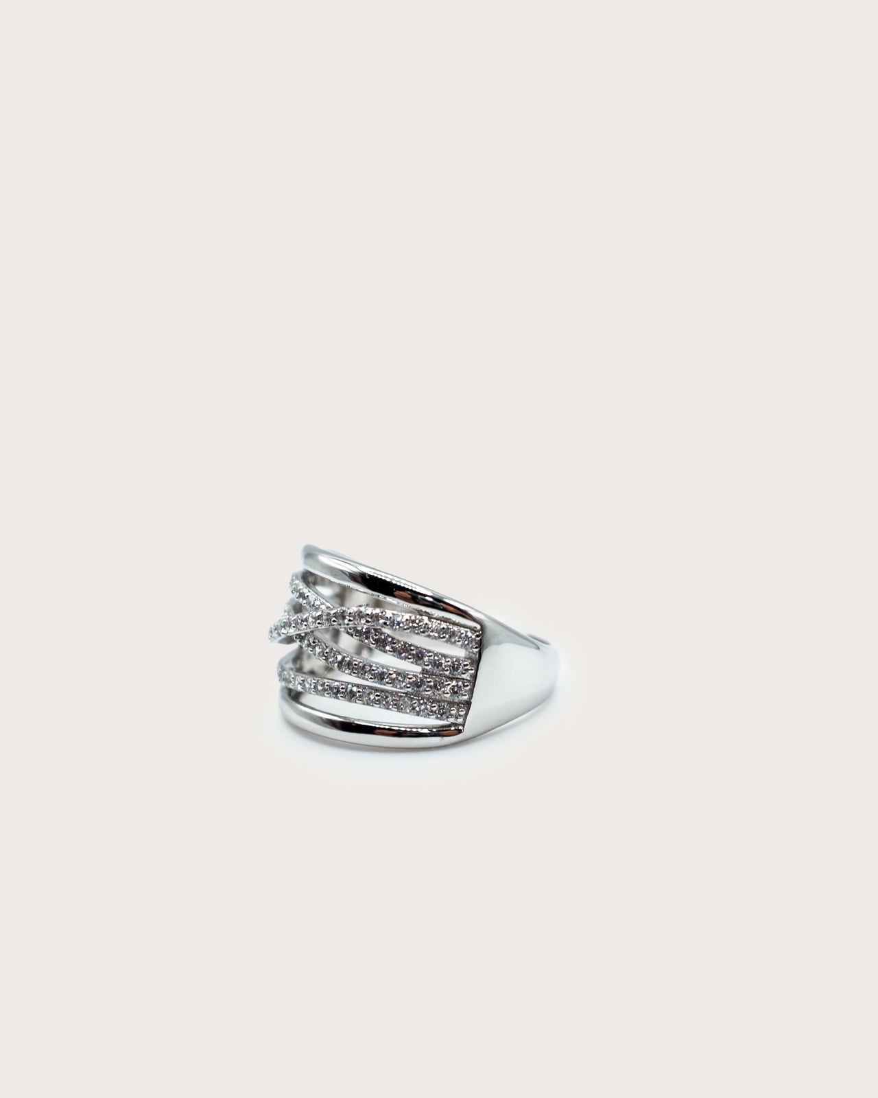 Cascade Pavé Ring