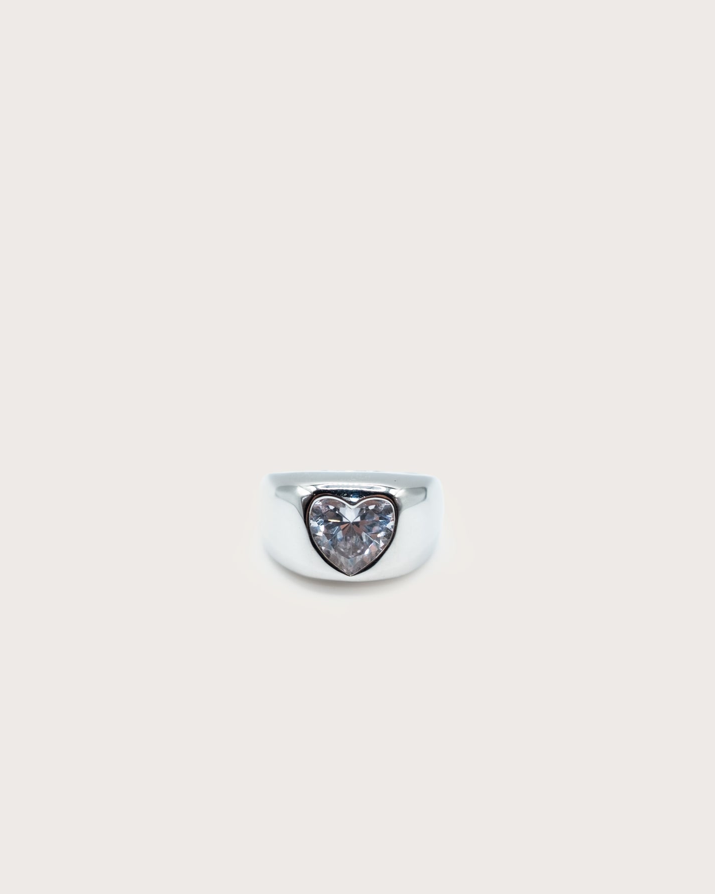 Crush Heart Dome Ring