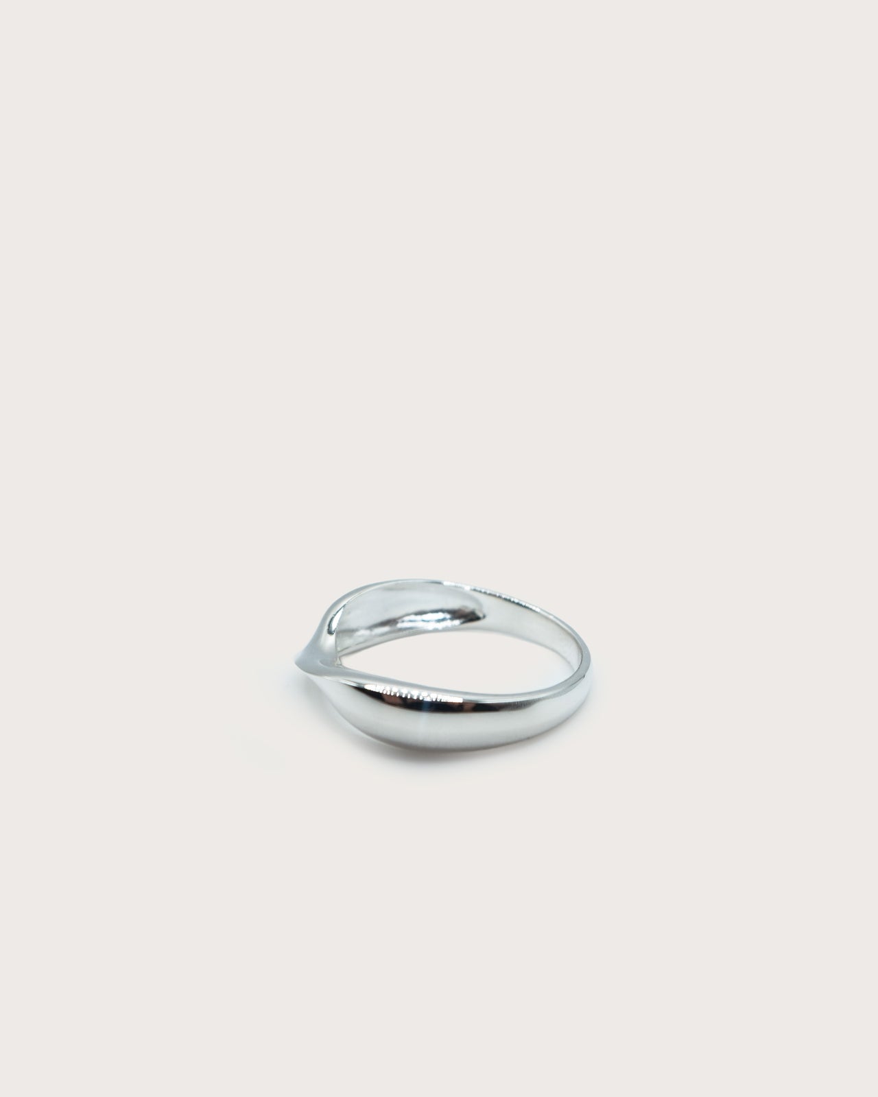 Drift Sculptural Silver Ring