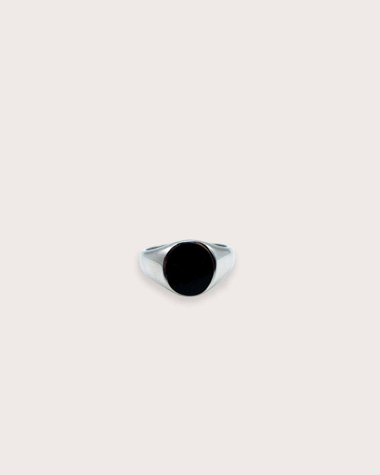 Onyx Dome Signet Ring