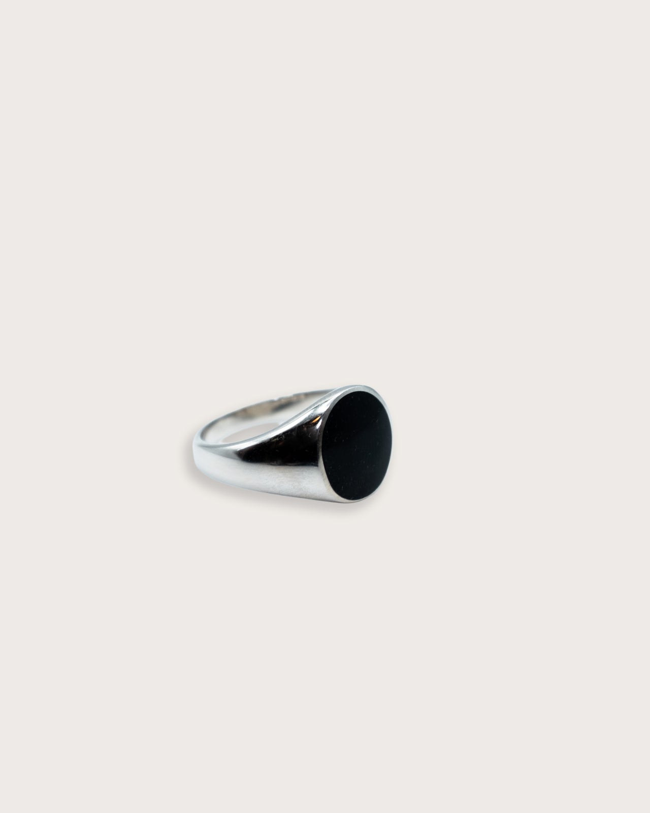 Onyx Dome Signet Ring
