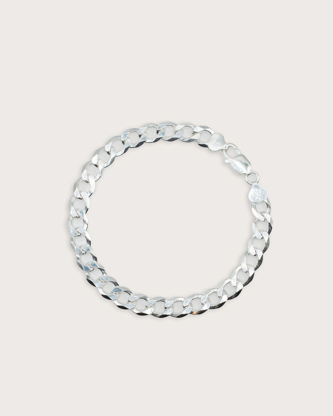 Cuban Link Silver Bracelet