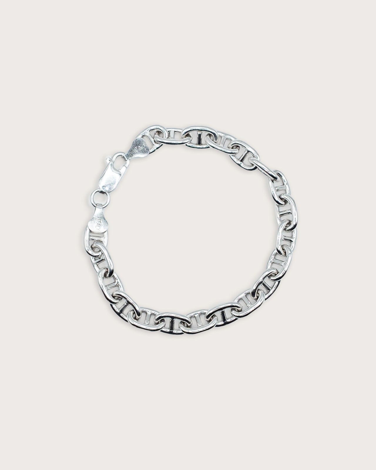 Anchor Link Silver Bracelet