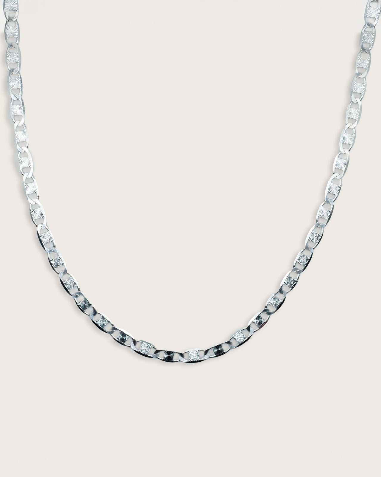 Starburst Silver Chain
