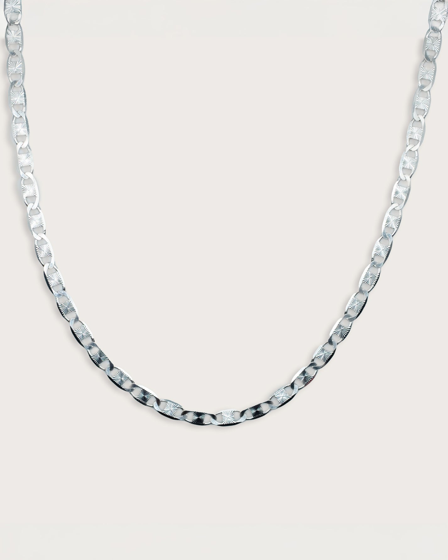 Starburst Silver Chain
