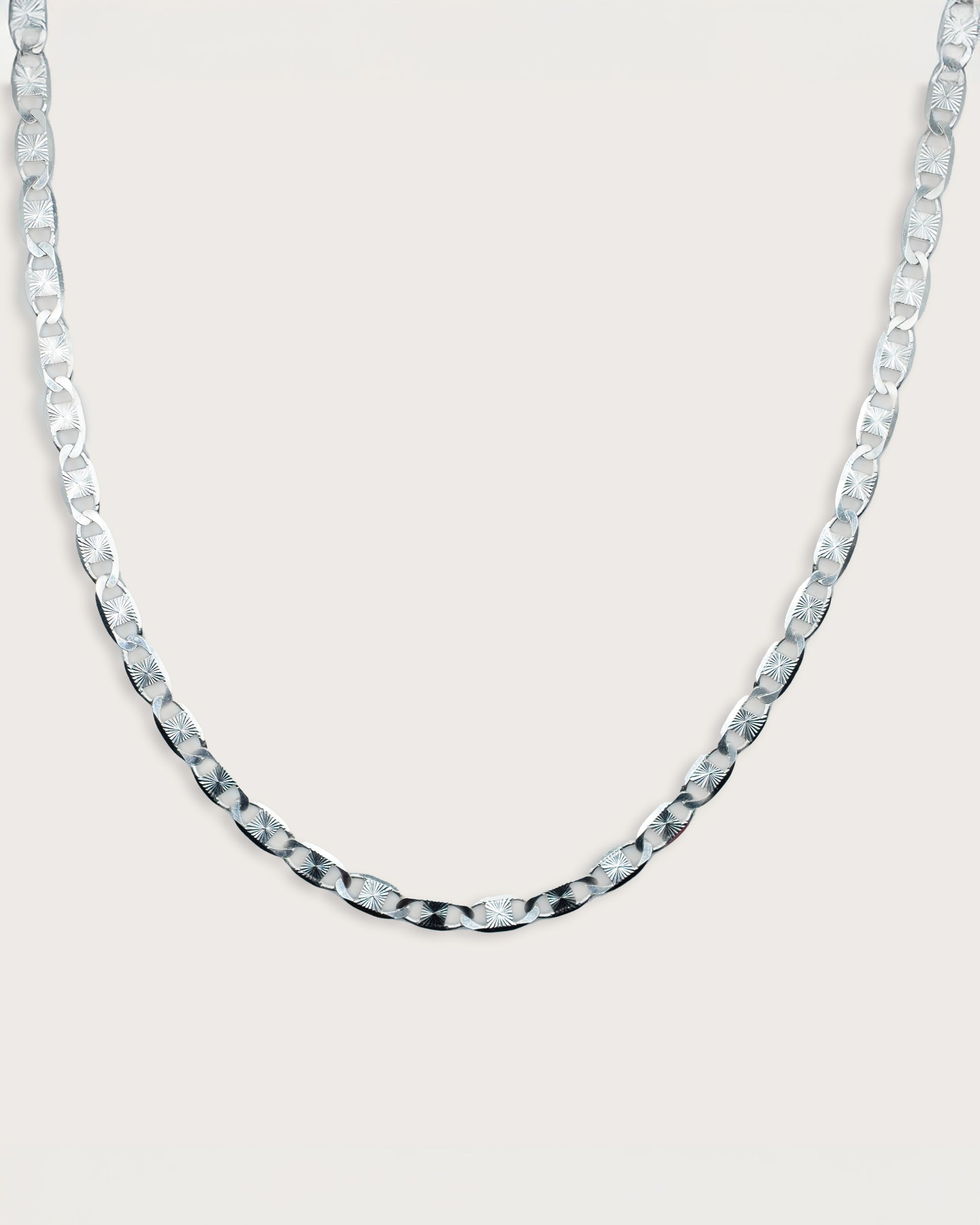 Starburst Silver Chain