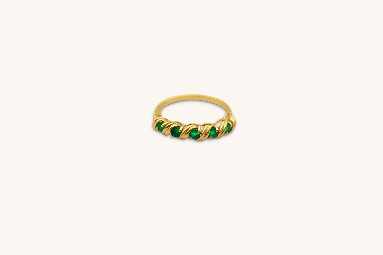 Emerald Twist Band