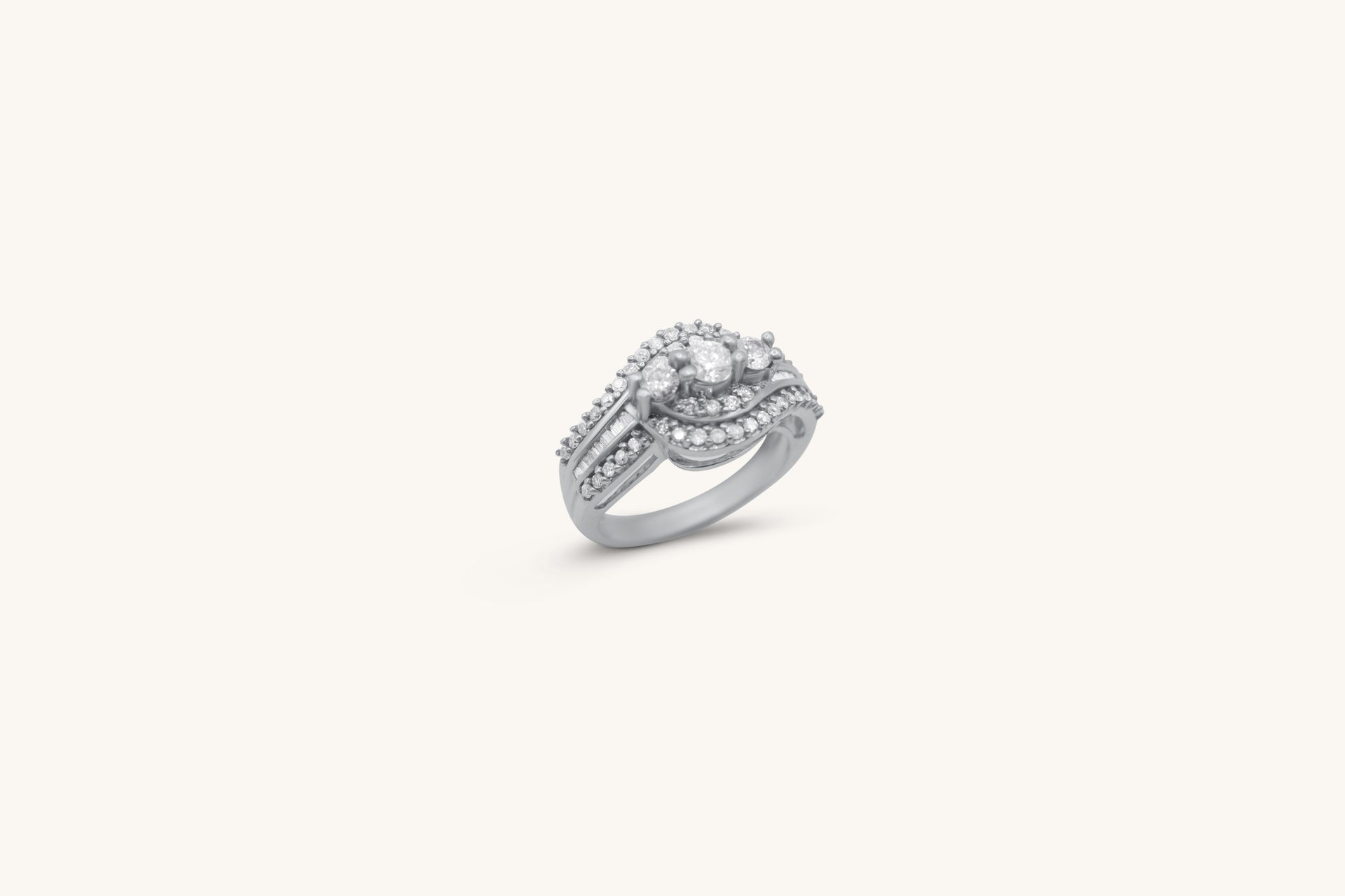 Cascade Diamond Ring