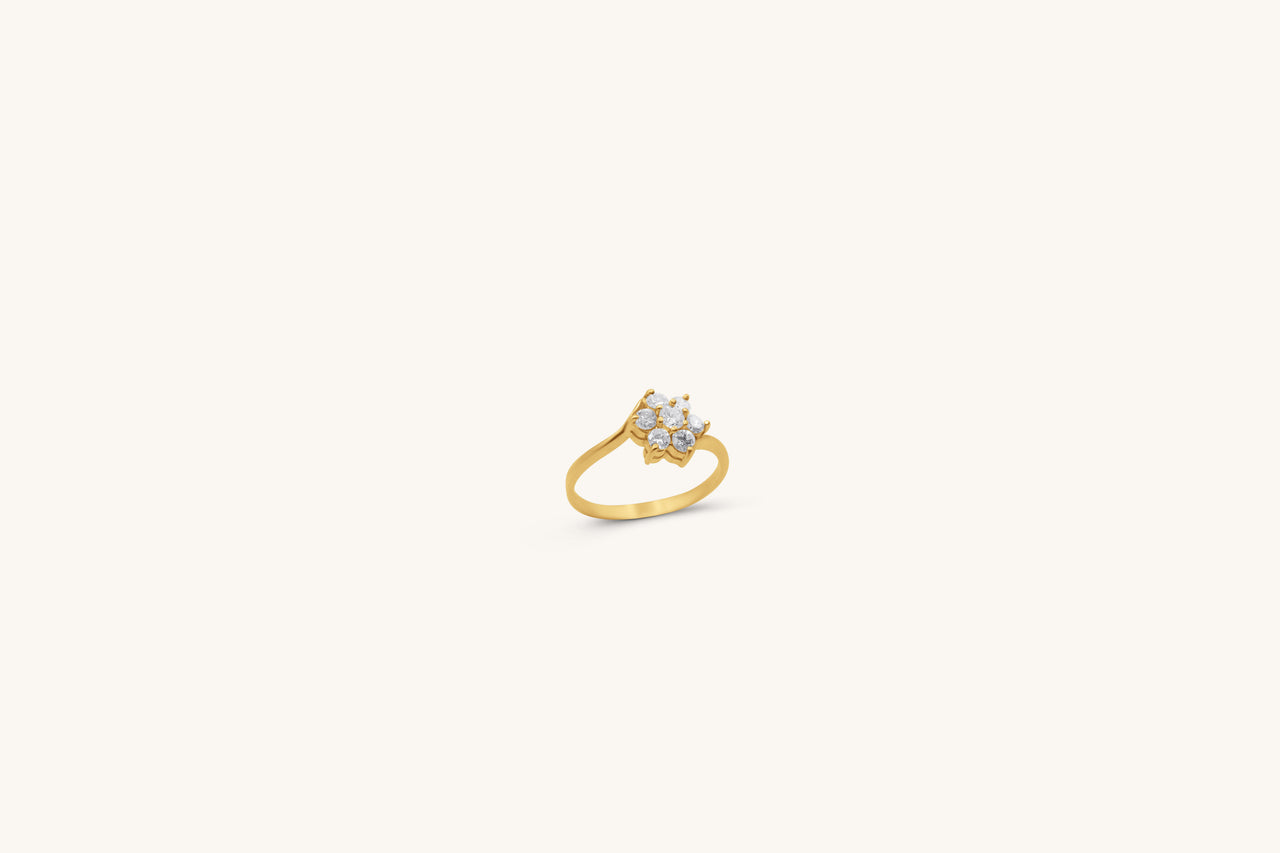 Diamond Blossom Ring