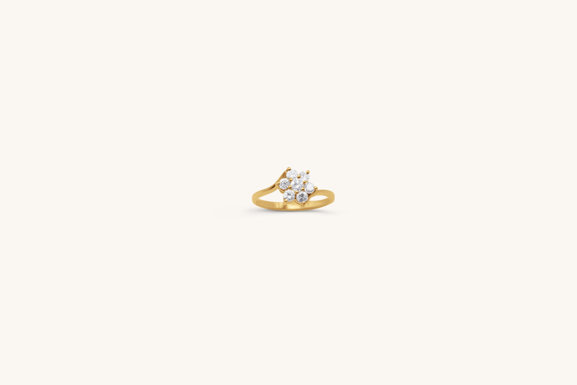 Diamond Blossom Ring