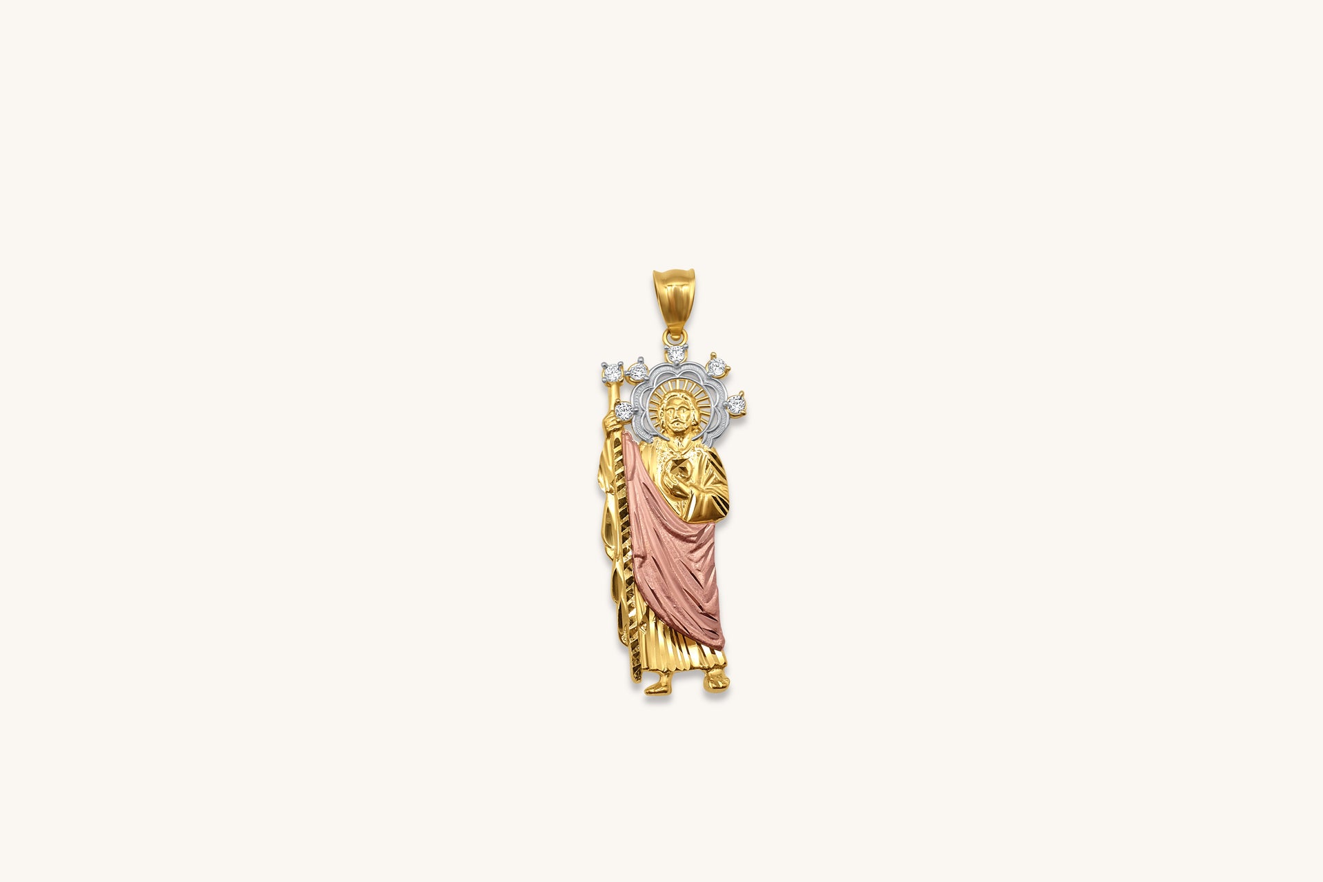 Saint Pendant with Halo