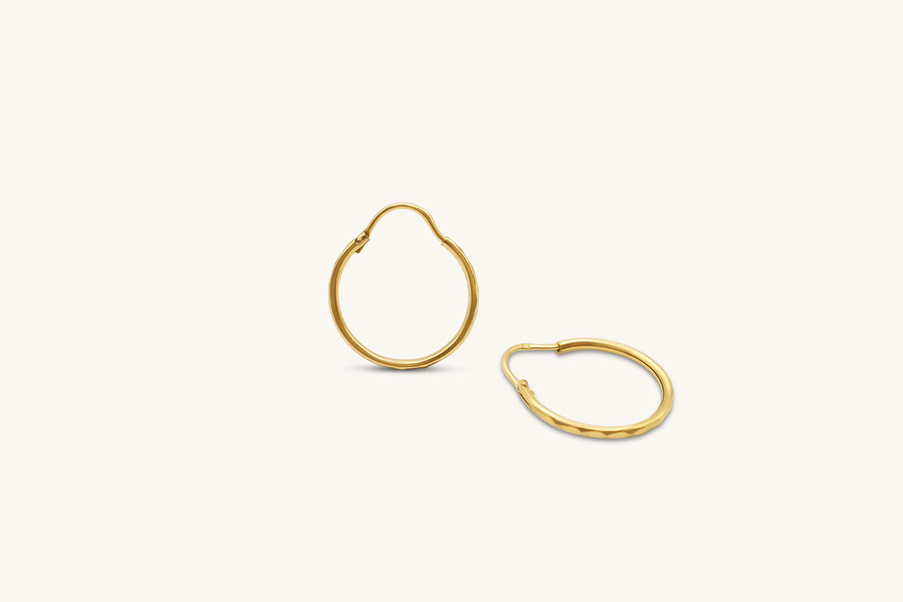 Fine Minimalist Hoops