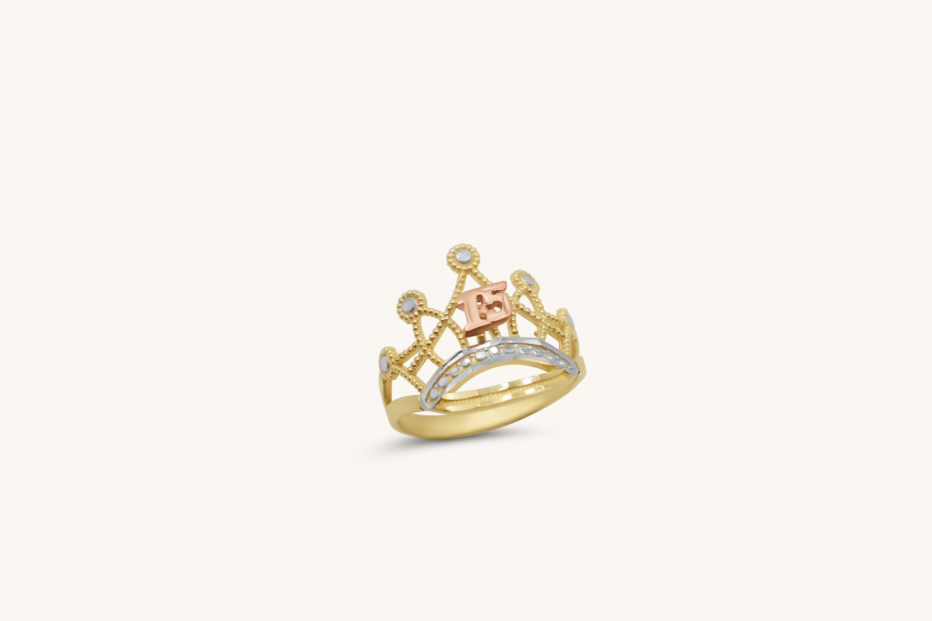 Quinceañera Regal Crown Ring