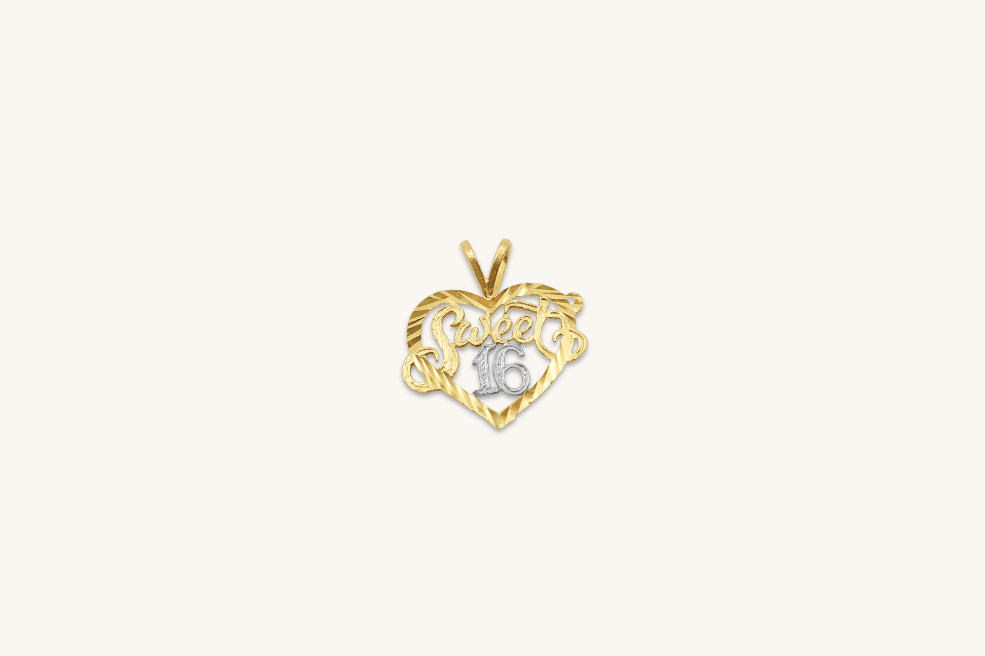 Sweet 16 Heart Pendant