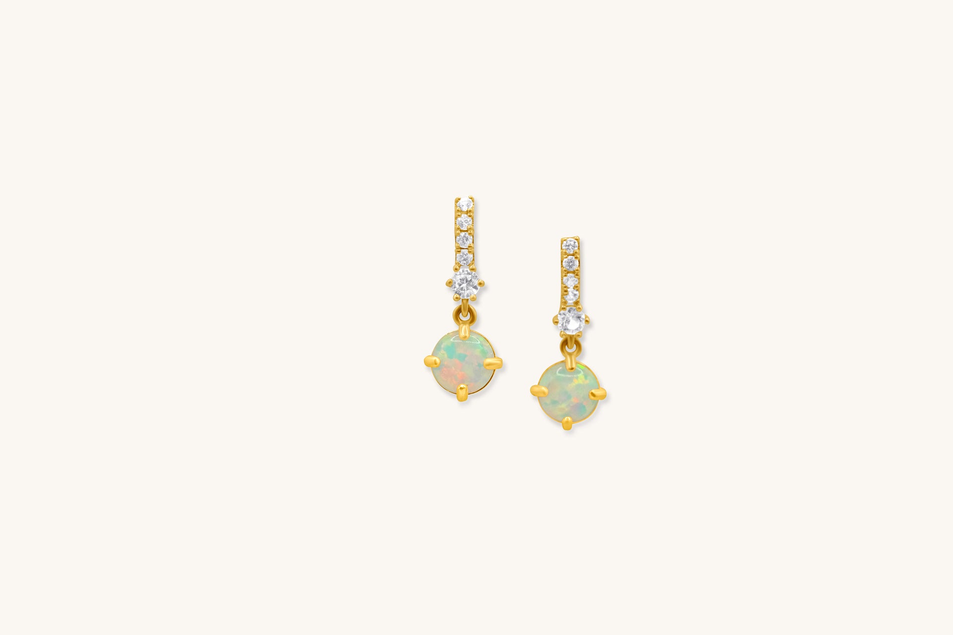 Opal Drop Studs