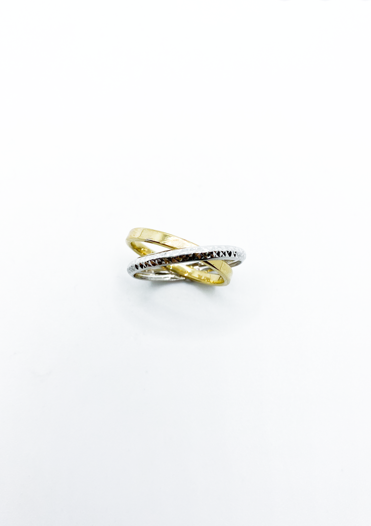 Two Tone Shiny Ring