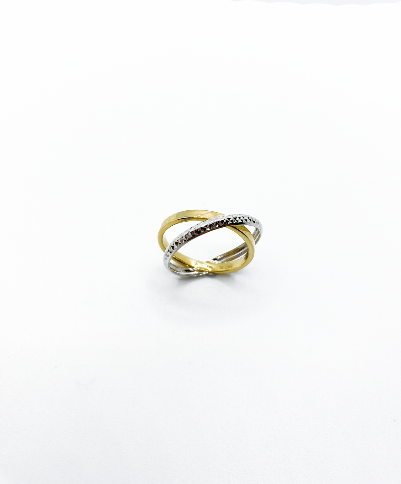 Two Tone Shiny Ring