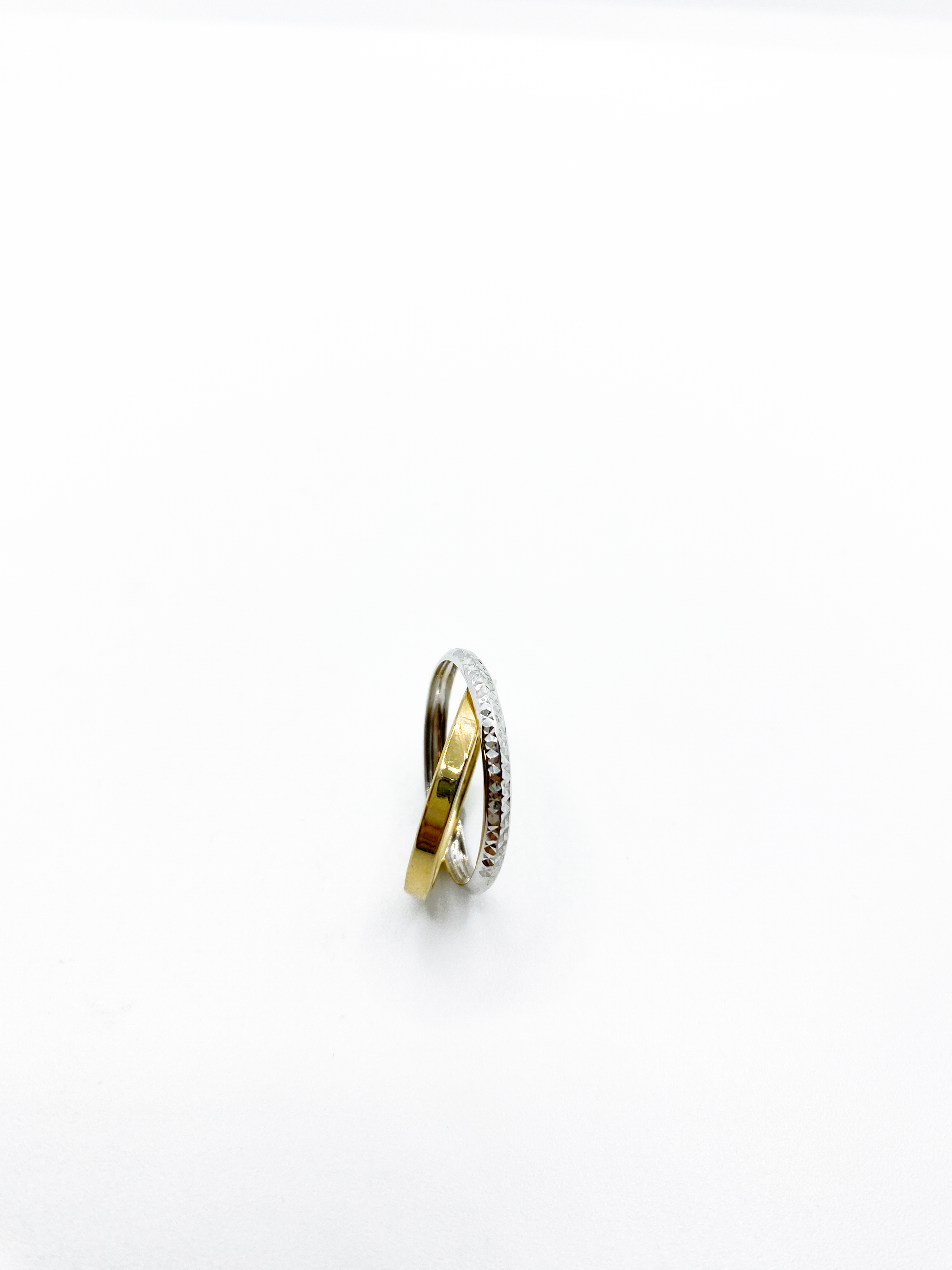 Two Tone Shiny Ring