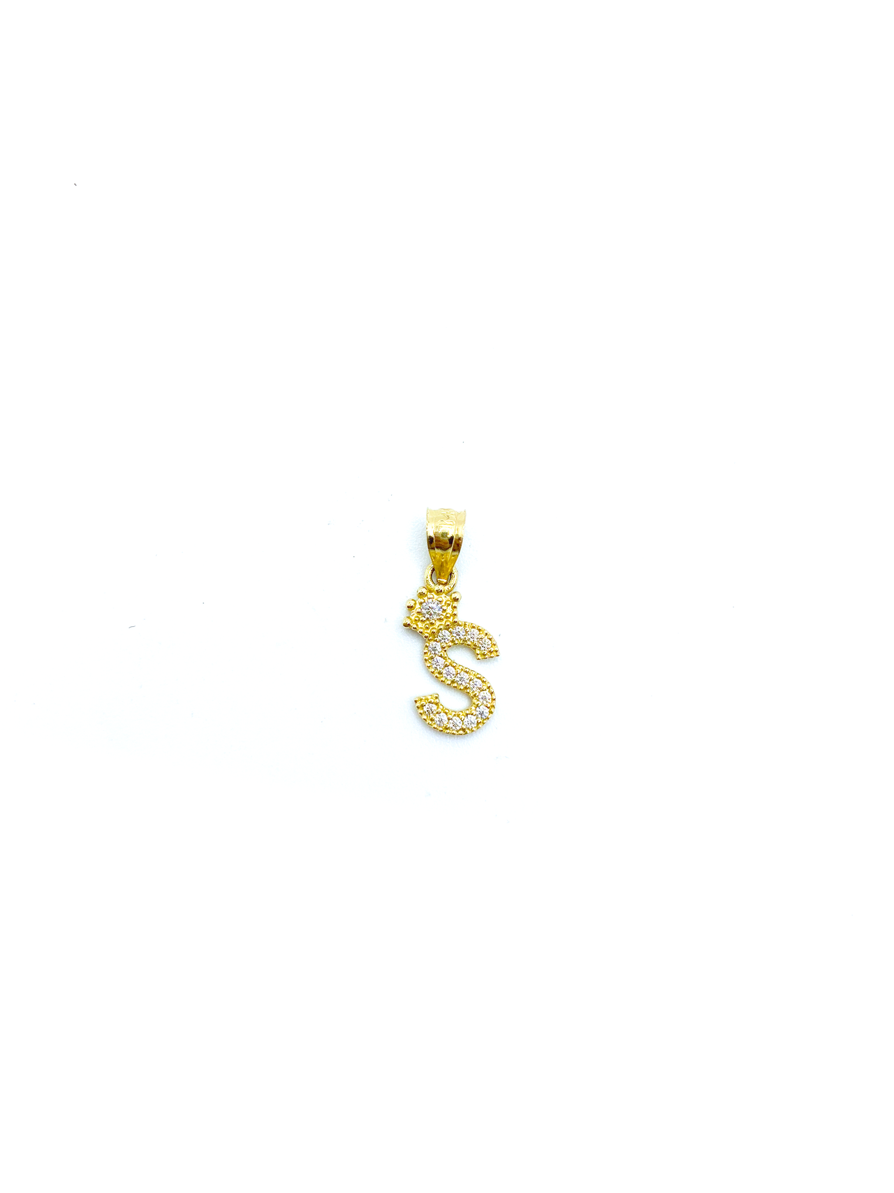 Mini S Letter Pendant