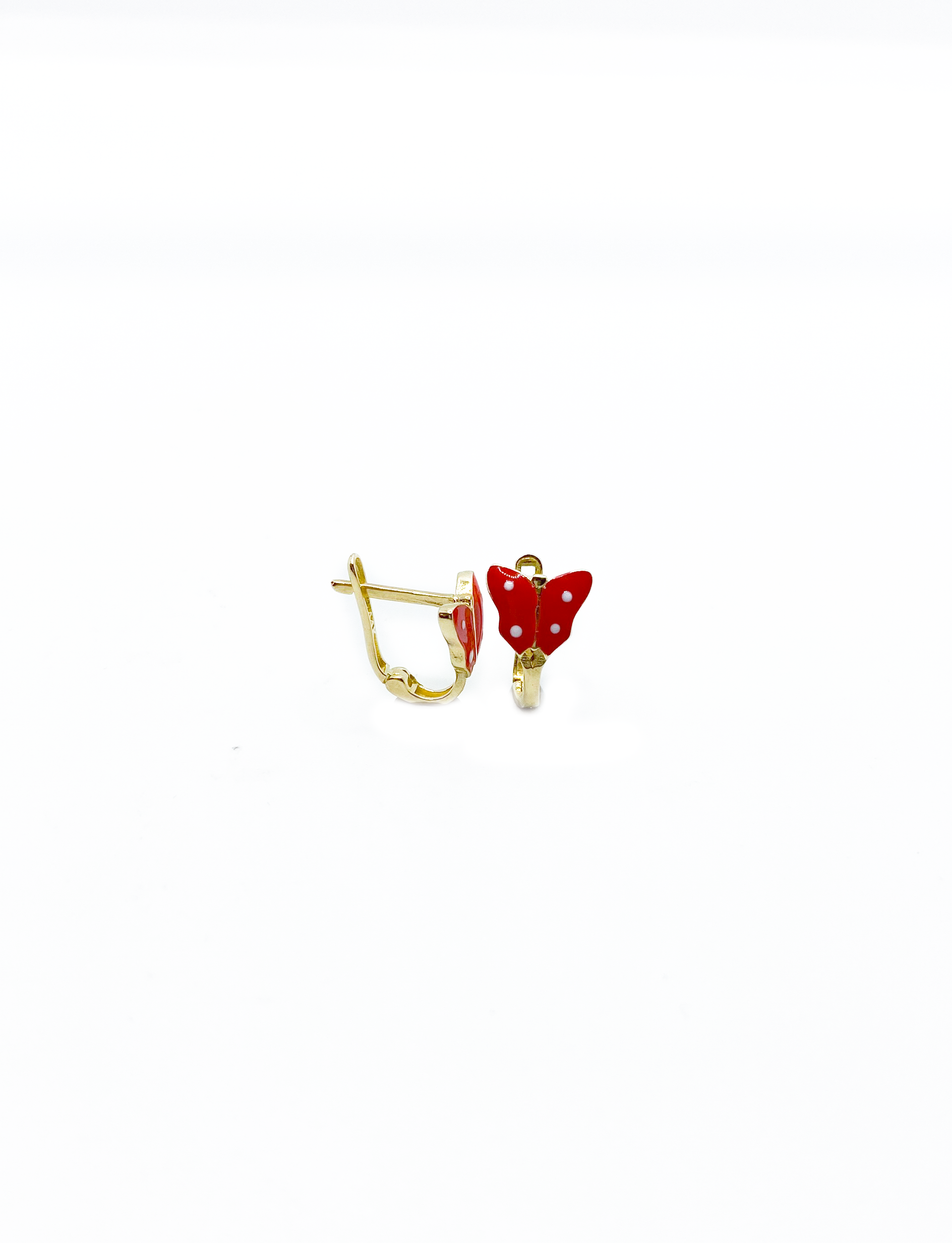 Red Butterfly Earrings