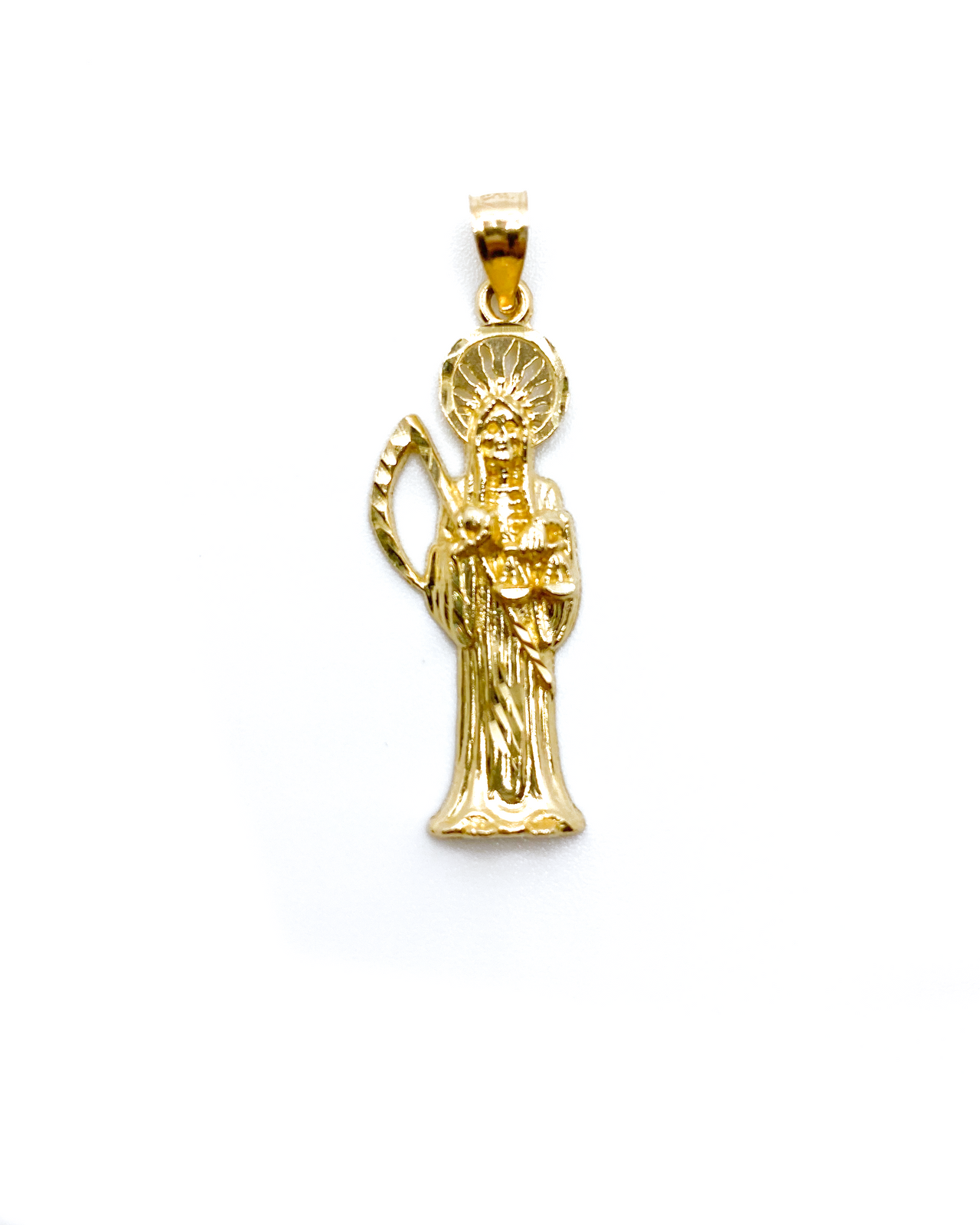 All-Gold Grim Reaper Pendant