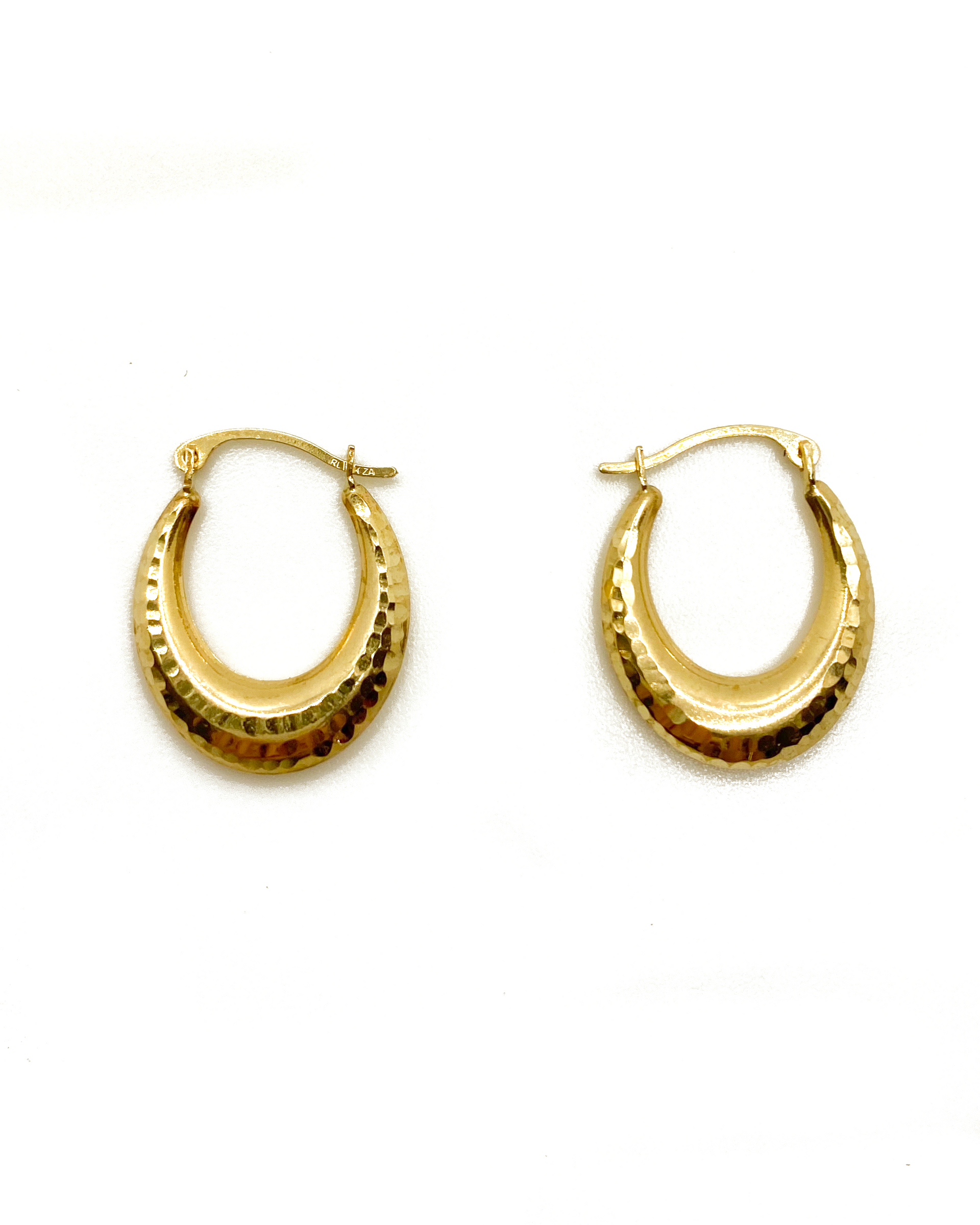 Small Speckled Hoops