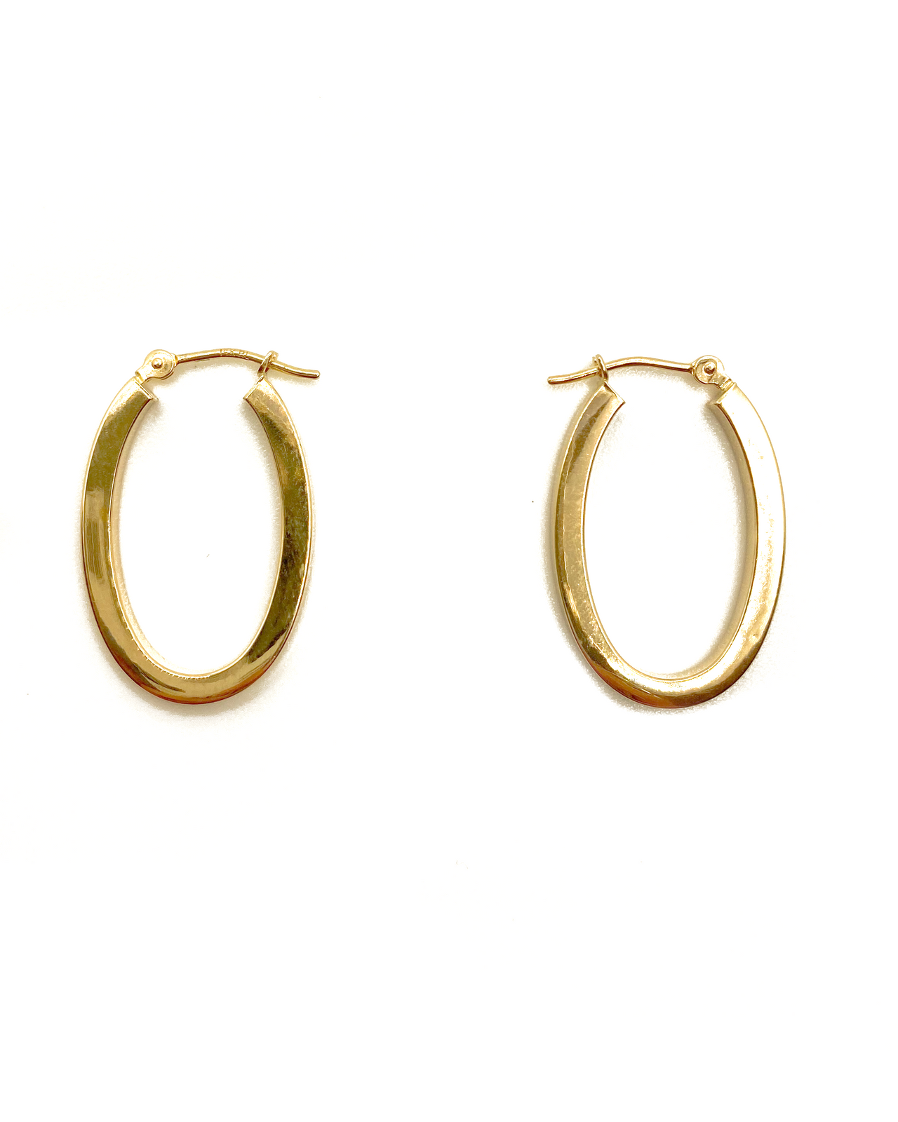 Plain Oval Hoops