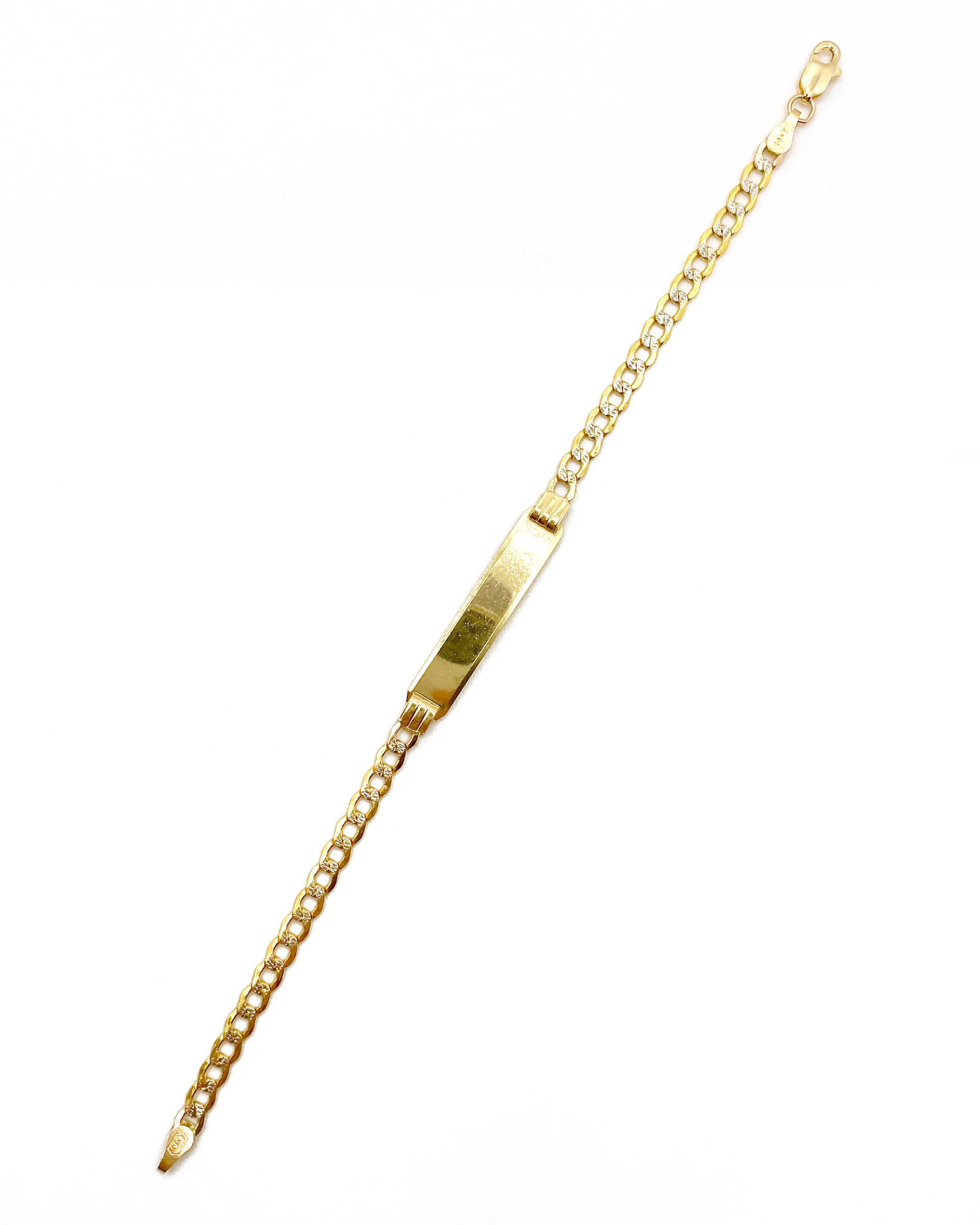 The Cuban Pave ID Bracelet