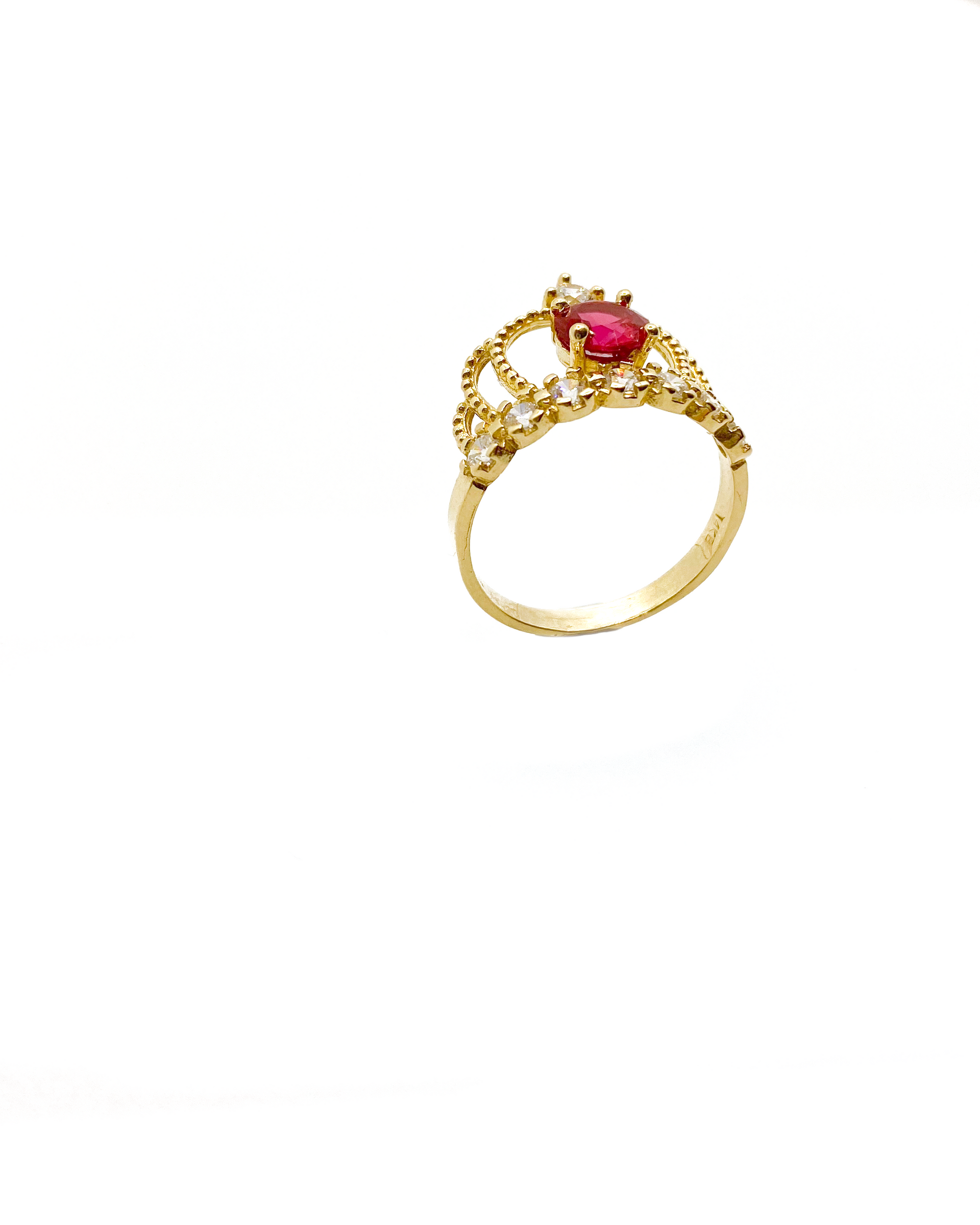 The Crown of Ruby Ring