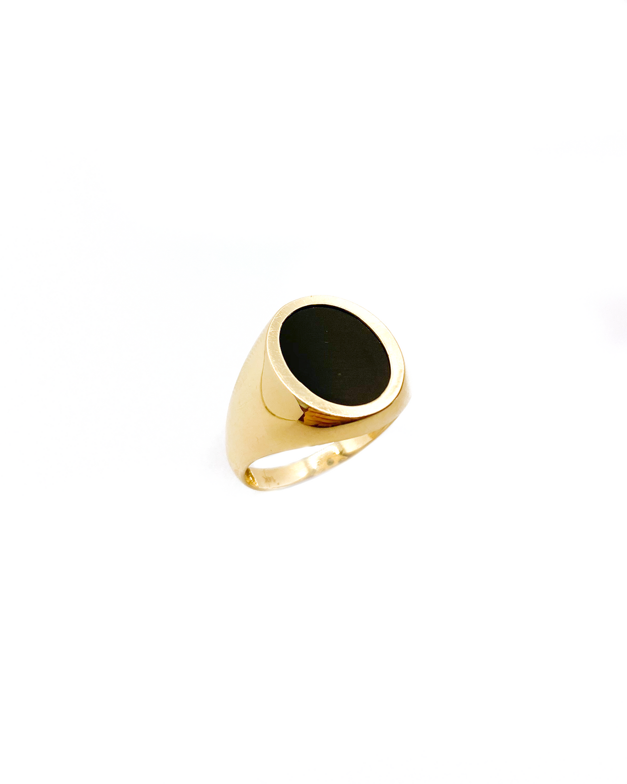 Black & Yellow Signet Ring