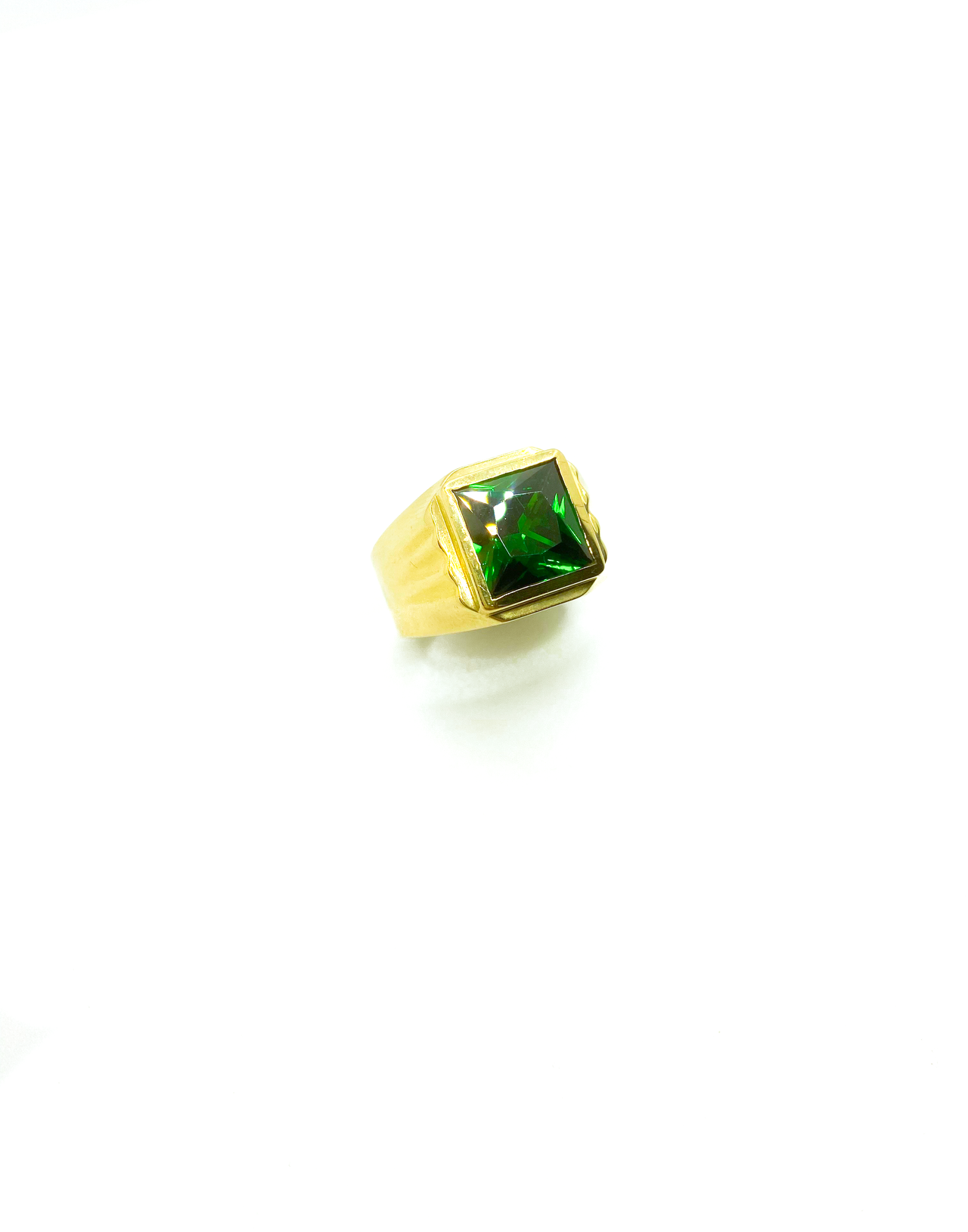 Green Stone Ring