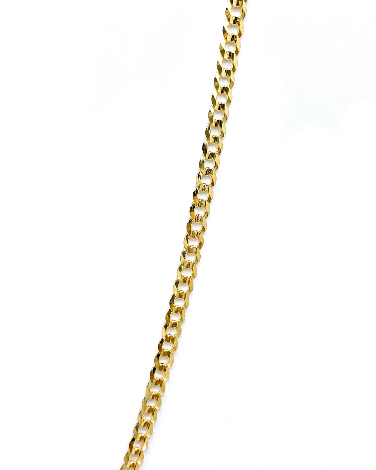 gold 14k heavy weight cuban chain curb